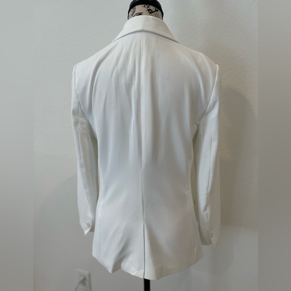 H&M white Blazer -Small - Picture 3 of 3